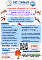 Workshop on Integratice Taxonomy of Marine Invertebrates & Fishes 2026 Hands-on Training Poster